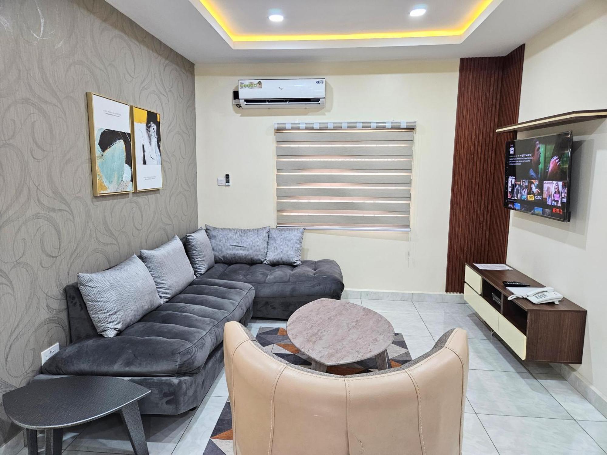 Apartamento The Leneade Abuja Exterior foto